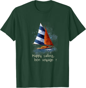 Happy sailing T-Shirt - T-Shirt | Forest