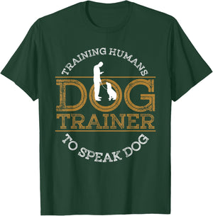 Funny Dog Training Men Women Puppy In Training Dog Agility T-Shirt - T-Shirt | Forest