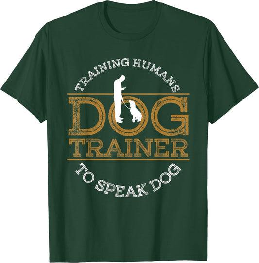 Funny Dog Training Men Women Puppy In Training Dog Agility T-Shirt - T-Shirt | Forest