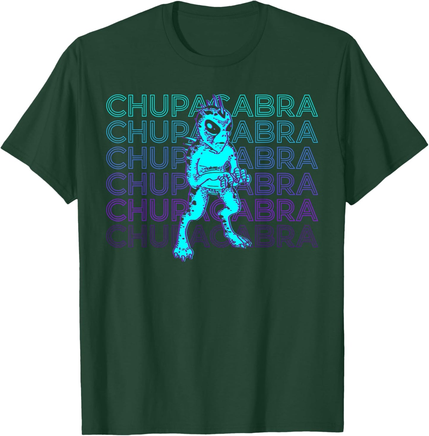 El Chupacabra Cryptid Cryptozoology T-Shirt - T-Shirt | Forest