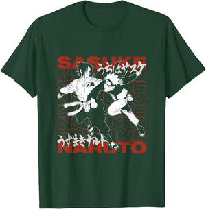 Sasuke Naruto Anime Cartoon Characters T-Shirt - T-Shirt | Forest