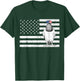 Pigeon 4th of July Bird Watching US American Flag Patriotic Women Kids Men T-Shirt - T-Shirt | Forest