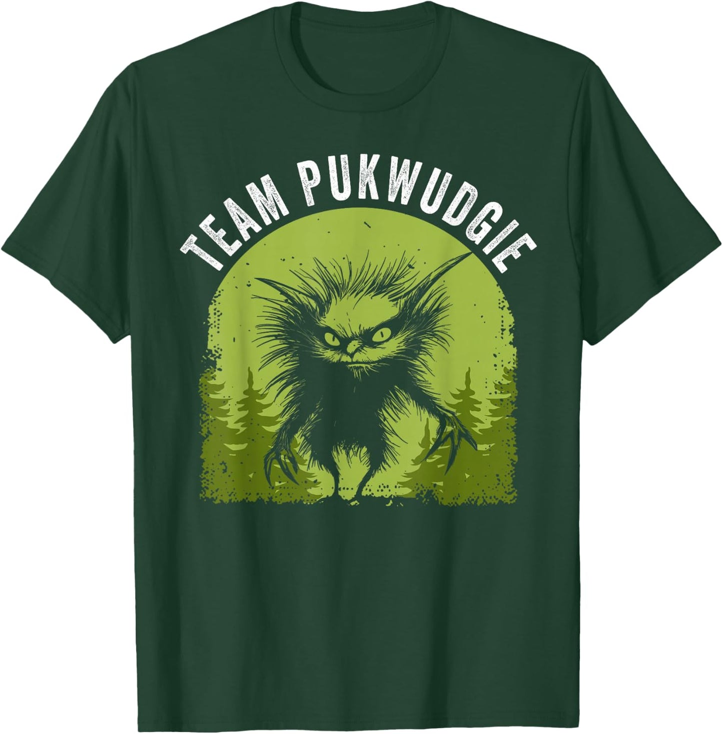 Pukwudgie Cryptid Folklore Myths Cryptozoologist T-Shirt - T-Shirt | Forest
