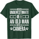 Cool Photography Grandpa Photographer Camera Lover T-Shirt - T-Shirt | Forest