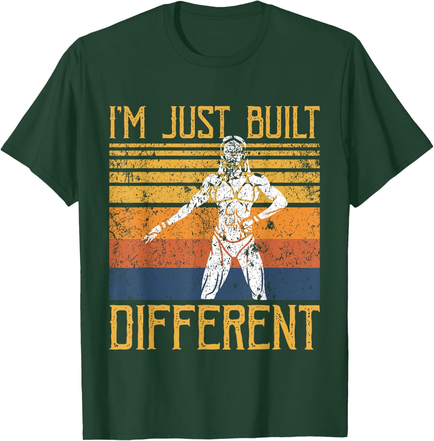 I'm Just Built Different - Fitness Bodybuilding Gym Women T-Shirt - T-Shirt | Forest
