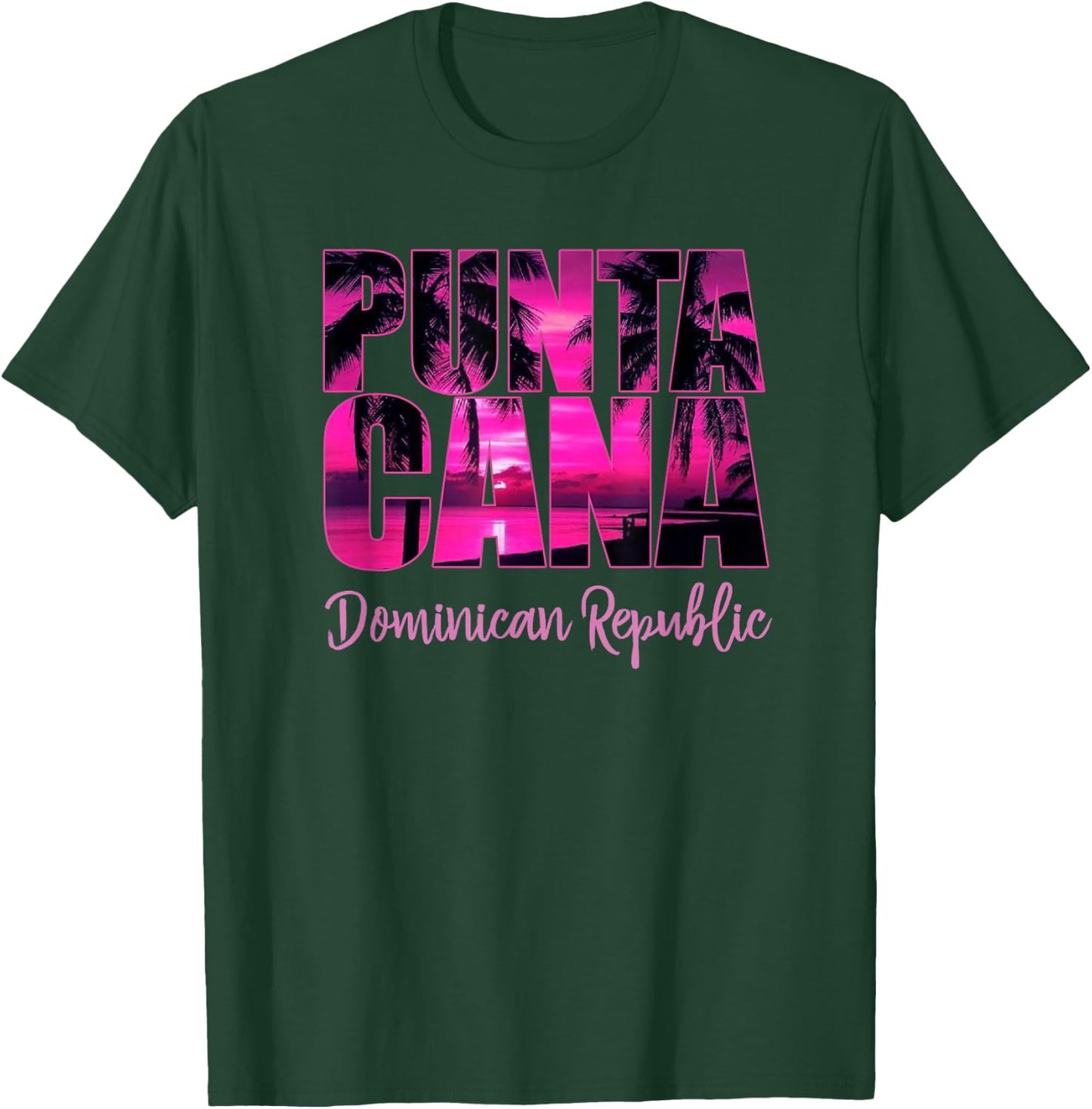 Punta Cana Vacation Souvenir T-Shirt - T-Shirt | Forest