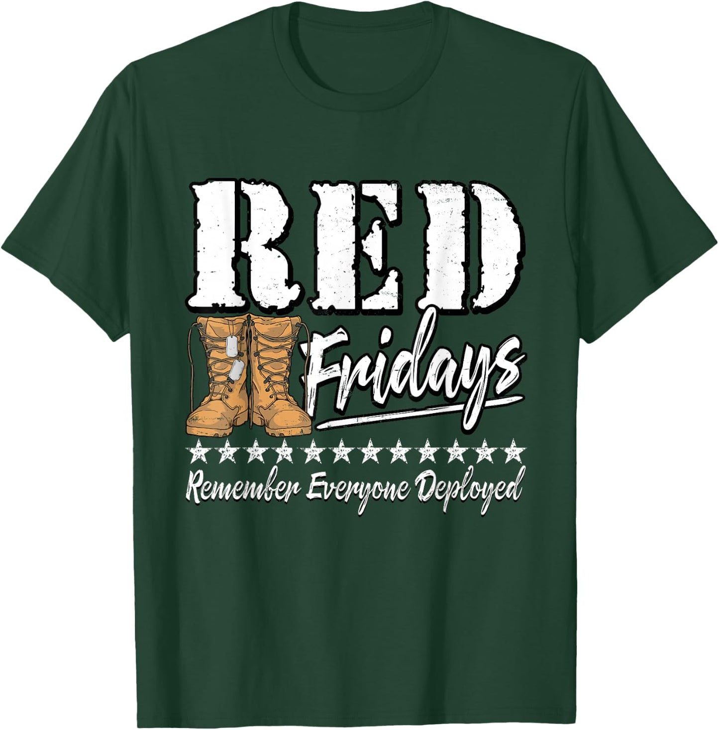 R.E.D. Friday Military Remember Everyone Deployed RED T-Shirt - T-Shirt | Forest