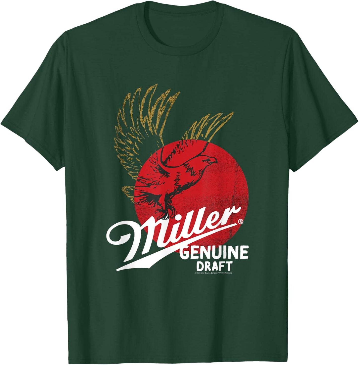 Coors Brewing Company Miller Genuine Draft Classic Big Logo T-Shirt - T-Shirt | Forest