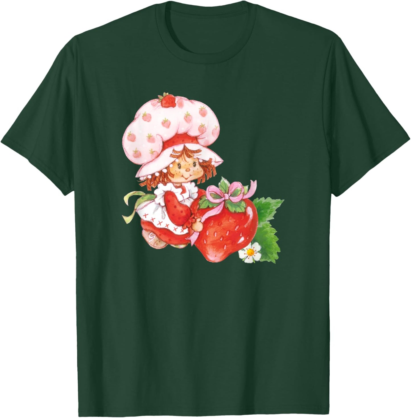 Strawberry Shortcake Sweet Surprise Strawberry Bow Vintage T-Shirt - T-Shirt | Forest