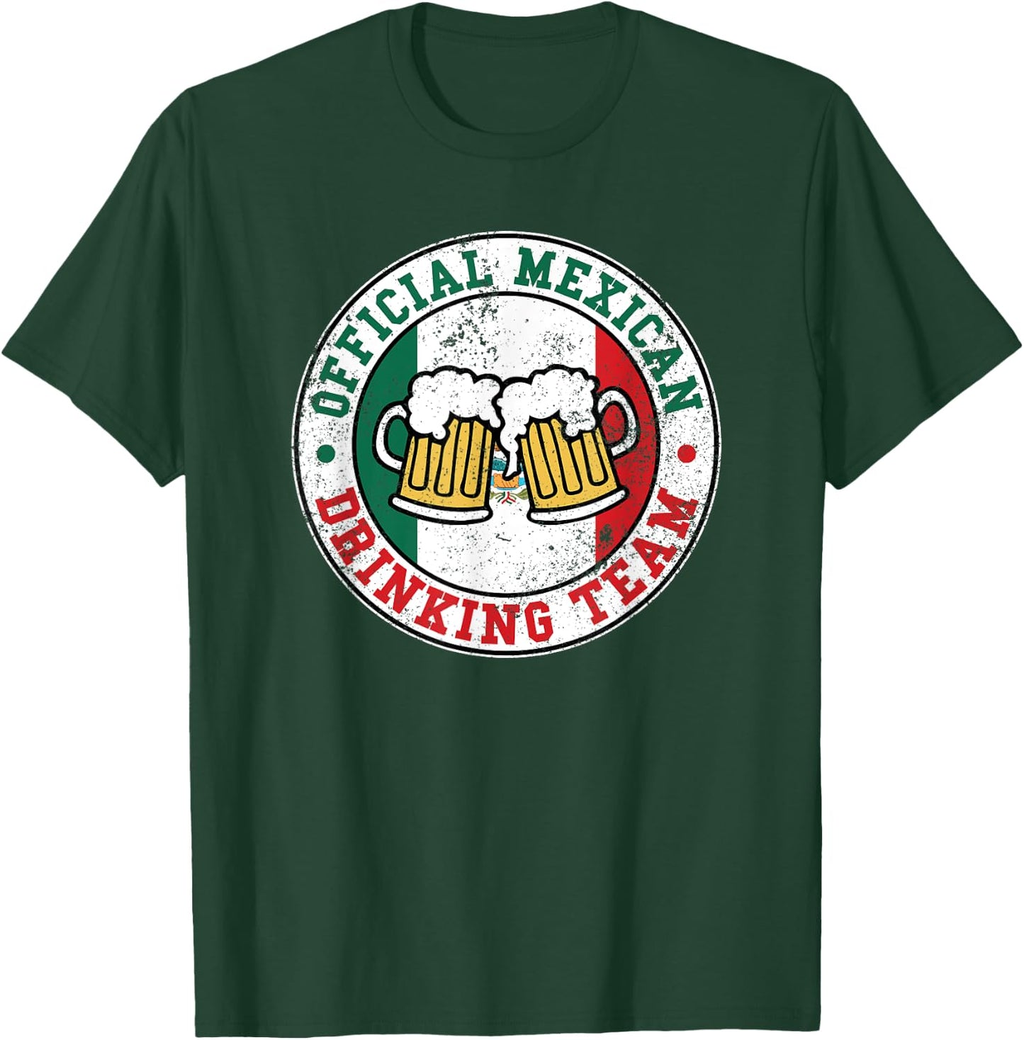 Official Mexican Drinking Team Funny Mexico Drinking Team T-Shirt - T-Shirt | Forest
