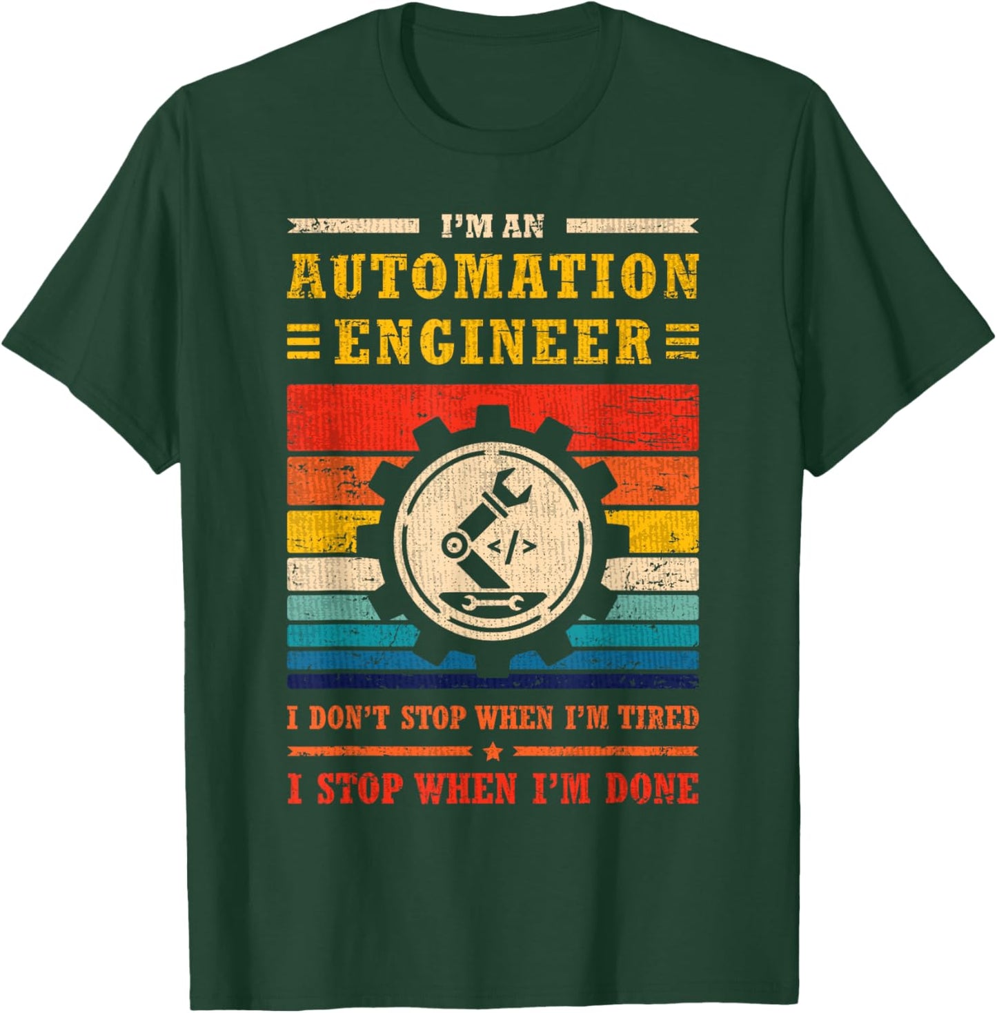 Controls Engineer HMI PLC Programmer PLC Automation Engineer T-Shirt - T-Shirt | Forest