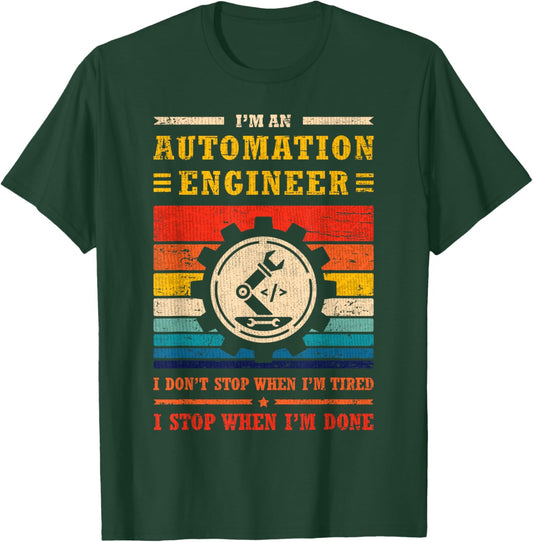 Controls Engineer HMI PLC Programmer PLC Automation Engineer T-Shirt - T-Shirt | Forest
