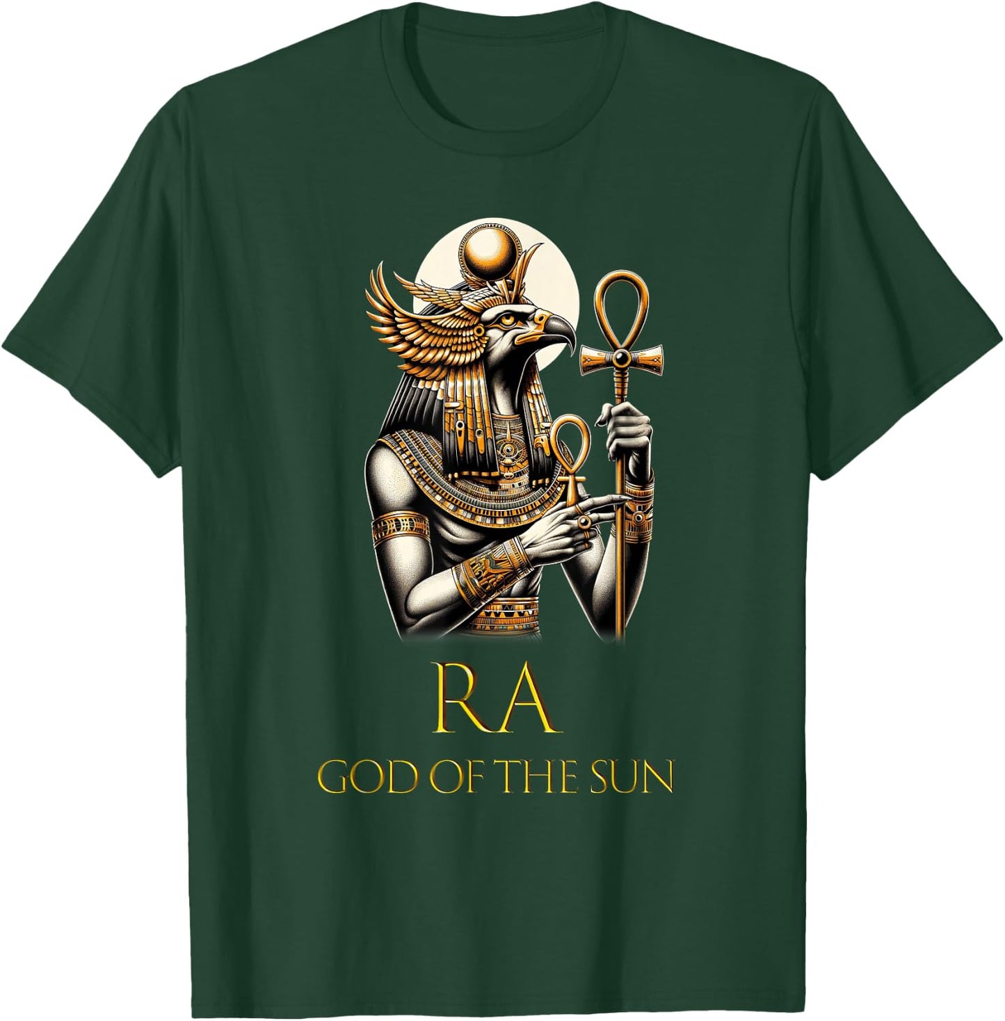 Ancient Egyptian God Pharaoh King Ra God of the Sun T-Shirt - T-Shirt | Forest