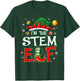 Im The STEM Elf Fun Christmas STEM Teacher Men Women Kids T-Shirt - T-Shirt | Forest