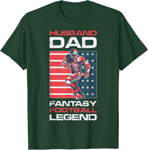 Funny Husband Dad Fantasy Football Legend