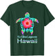 Hawaiian Colorful Sea Turtle Ko Olina Lagoons Hawaii T-Shirt - T-Shirt | Forest