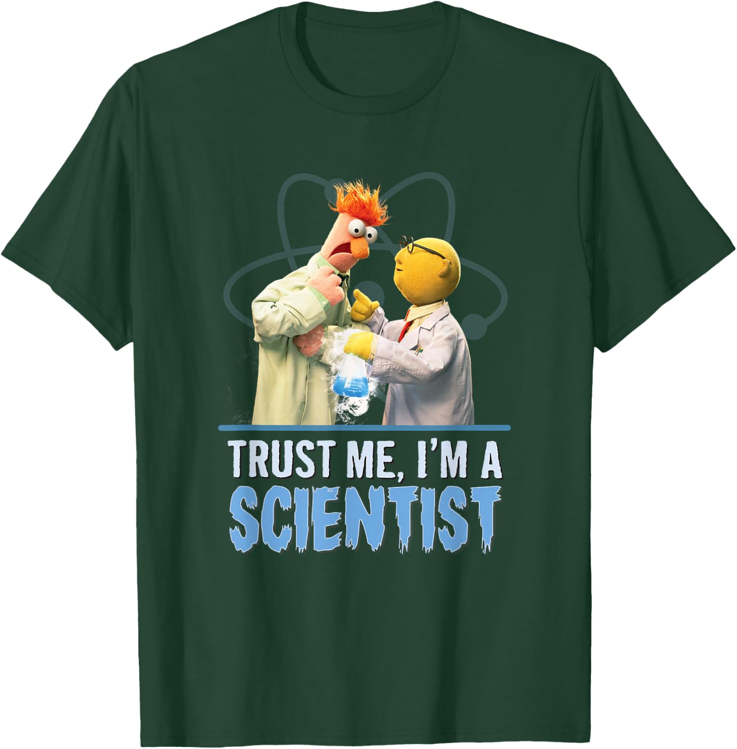 Disney The Muppets Trust Me I'm A Scientist Bunsen & Beaker T-Shirt - T-Shirt | Forest