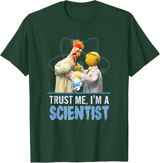 Disney The Muppets Trust Me I'm A Scientist Bunsen & Beaker T-Shirt - T-Shirt | Forest