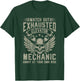 Exhausted Elevator Mechanic Engineer installer T-Shirt - T-Shirt | Forest