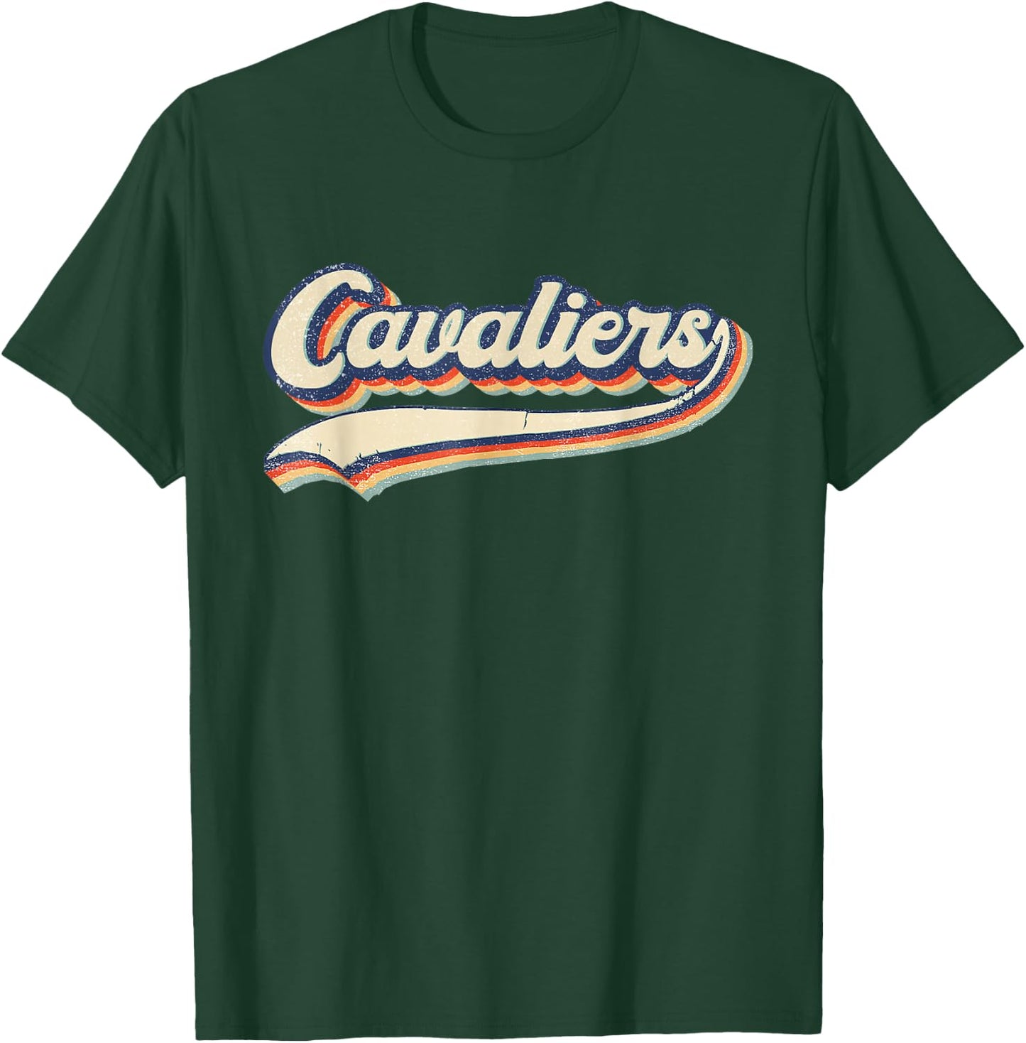Cavaliers Name Vintage Retro Gift Men Women Boy Girl T-Shirt - T-Shirt | Forest