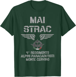 Italian Special Force Alpini Paratroopers Monte Cervino T-Shirt - T-Shirt | Forest
