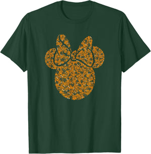 Disney Mickey and Friends Halloween Minnie Pumpkin Fill Ears T-Shirt - T-Shirt | Forest
