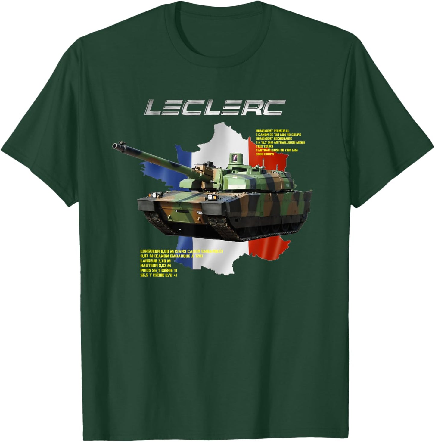 Leclerc, our chariot T-Shirt - T-Shirt | Forest