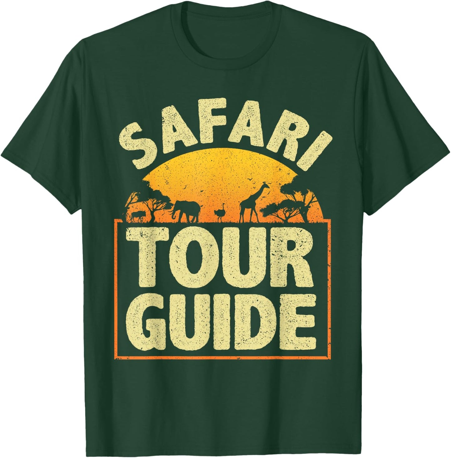 Funny Safari Guide Art Women Kids Zoo Safari Costume T-Shirt - T-Shirt | Forest
