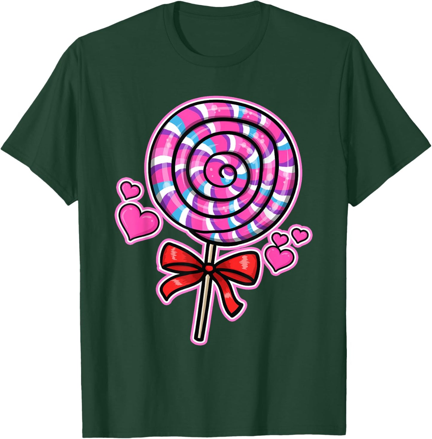 Lollipop Candy T-Shirt - T-Shirt | Forest
