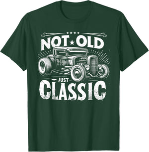 Rat Rod, Not Old Just Classic, Hot Rod Grandpa Birthday T-Shirt - T-Shirt | Forest