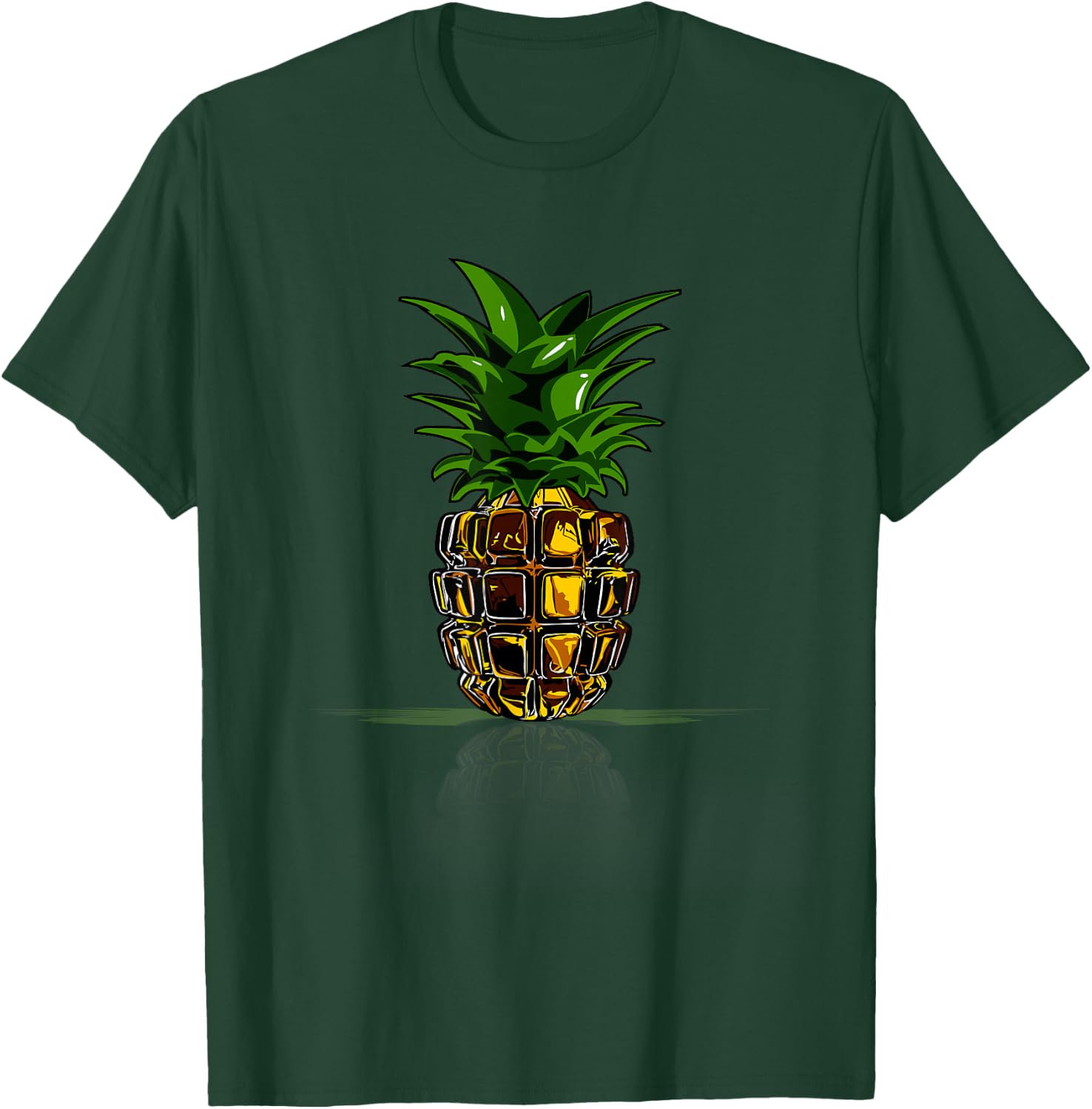 Cute Pineapple Hand Grenade Halloween Costume Military T-Shirt - T-Shirt | Forest