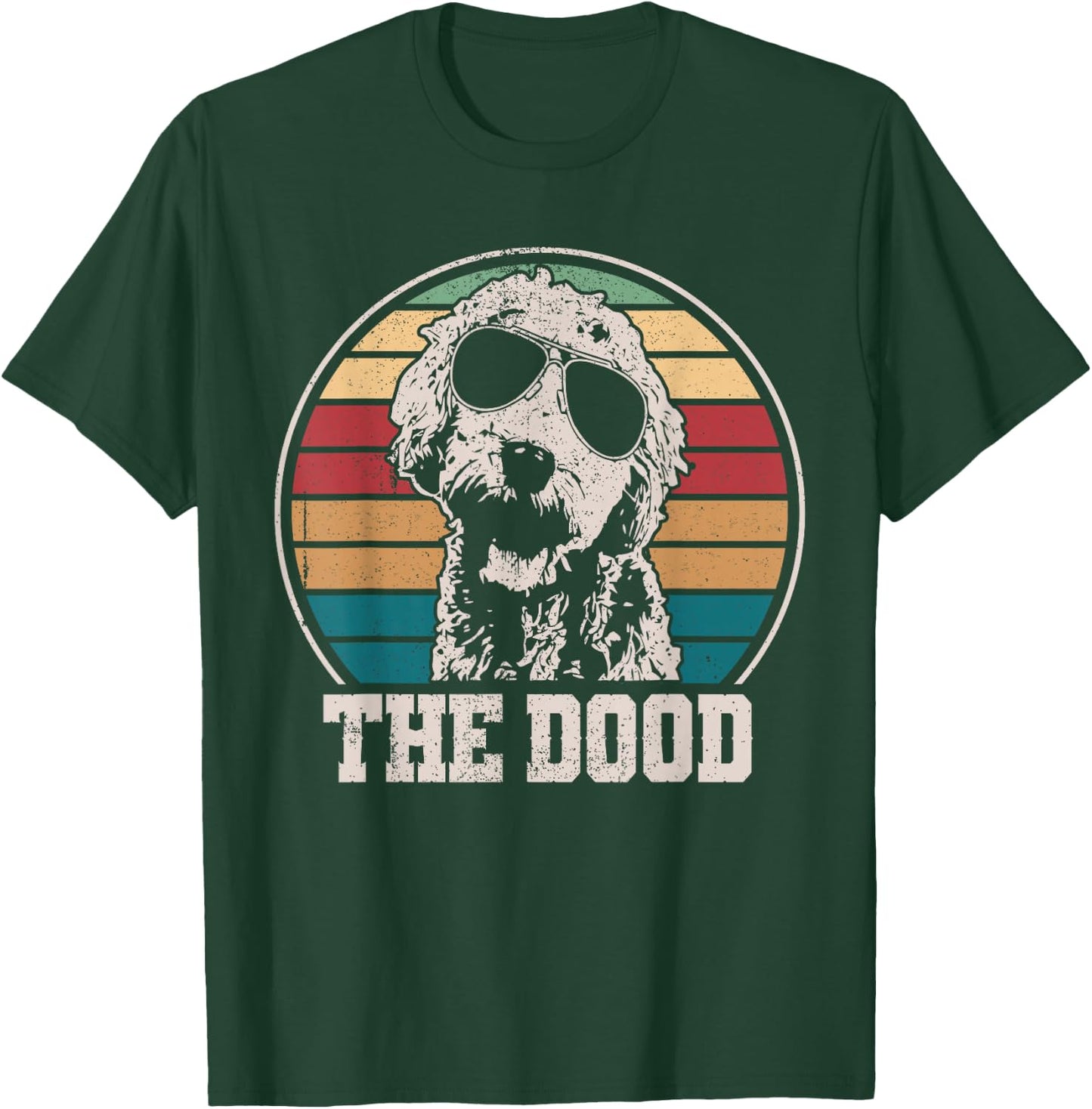 Goldendoodle - The Dood Vintage Retro Dog Women Girls Kids T-Shirt - T-Shirt | Forest