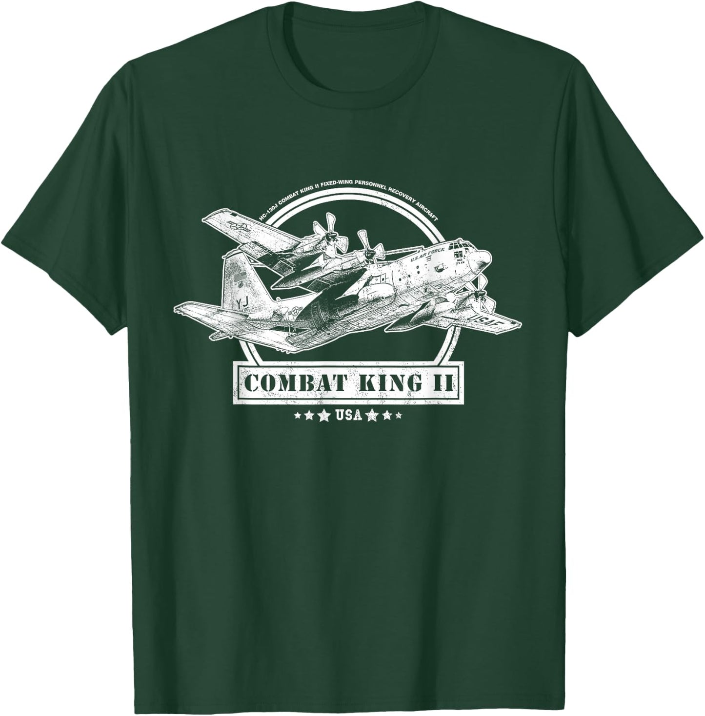 HC-130J Combat King II T-Shirt - T-Shirt | Forest