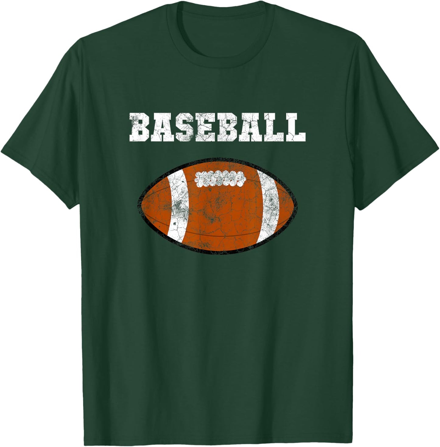 Ironic Sarcastic American football Baseball Sport souvenir T-Shirt - T-Shirt | Forest