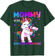 Mommy of the Birthday Princess Girl Flossing Unicorn Mom T-Shirt - T-Shirt | Forest
