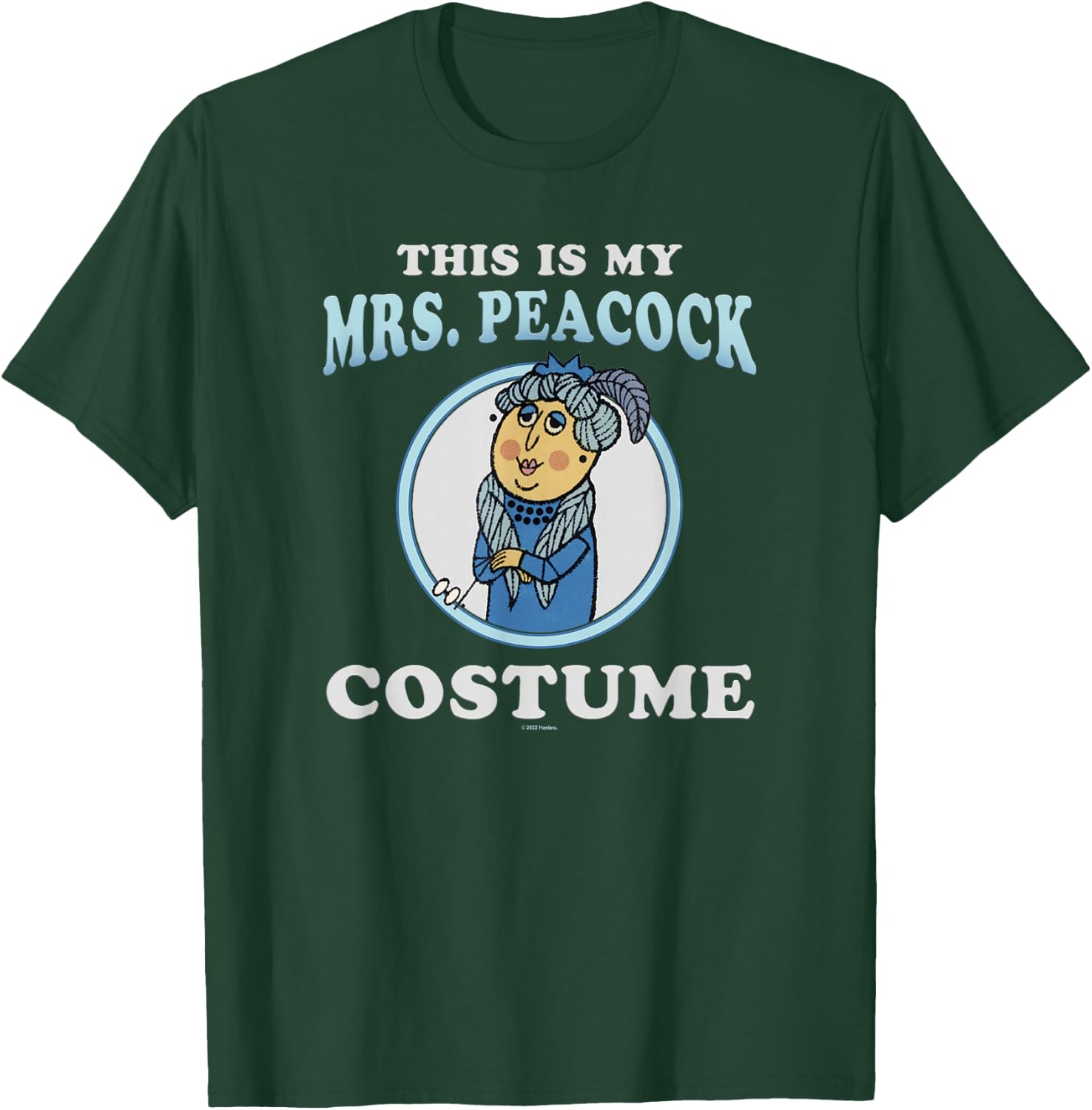 Clue This Is My Mrs. Peacock Costume T-Shirt - T-Shirt | Forest