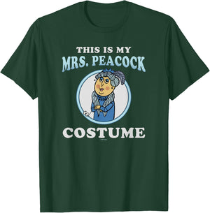 Clue This Is My Mrs. Peacock Costume T-Shirt - T-Shirt | Forest