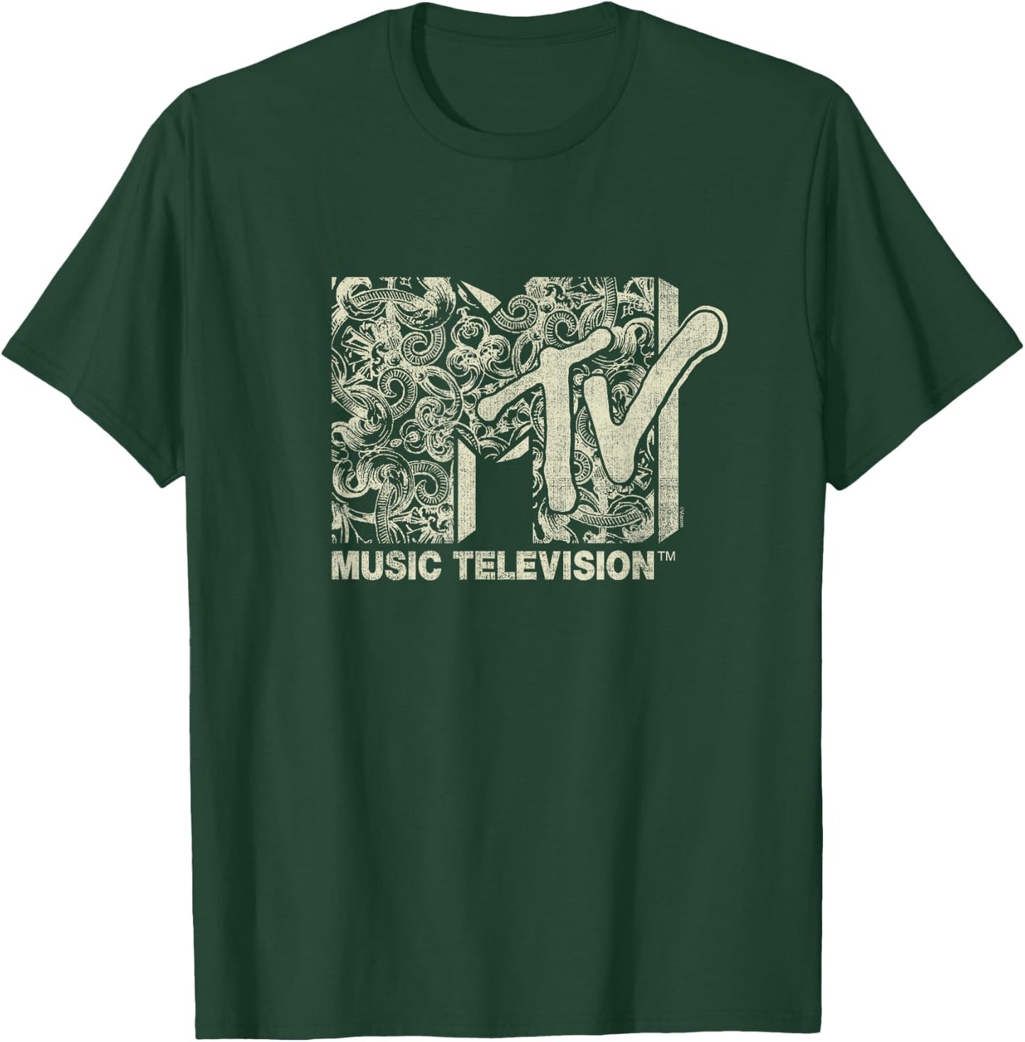MTV - Brocade MTV logo T-Shirt - T-Shirt | Forest