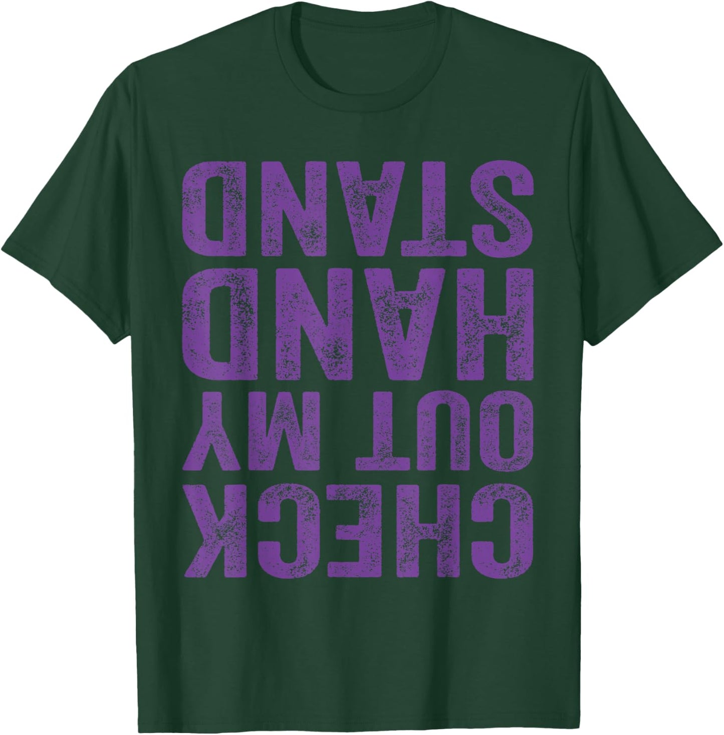 Check Out My Handstand Gymnast Yoga Funny Boys Gymnastics T-Shirt - T-Shirt | Forest