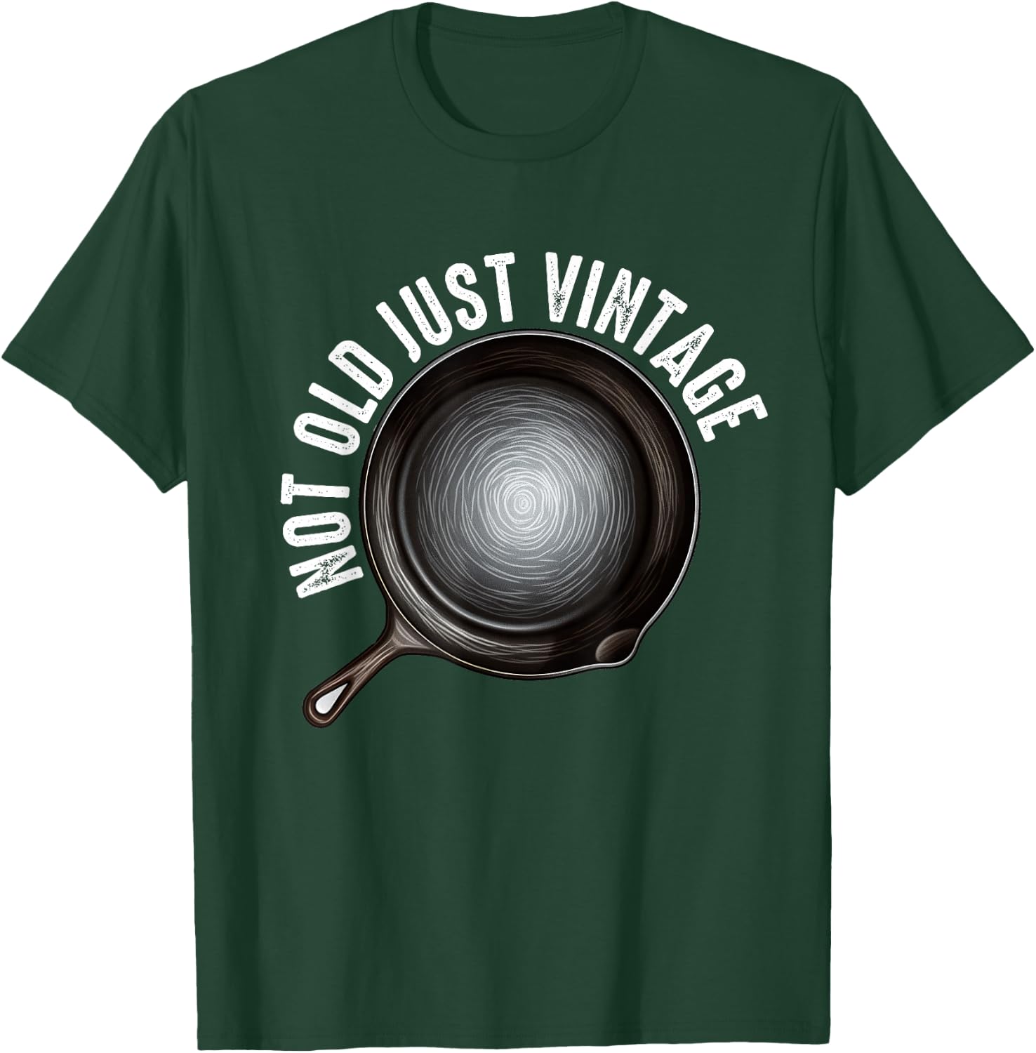 Cast Iron Pan Lover Frying Skillet Funny Cooking Chef T-Shirt - T-Shirt | Forest
