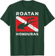Retro Roatan Honduras Scuba Dive Vintage Dive Flag Diving T-Shirt - T-Shirt | Forest