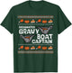 Designated Gravy Boat Captain Funny Ugly Thanksgiving Men T-Shirt - T-Shirt | Forest