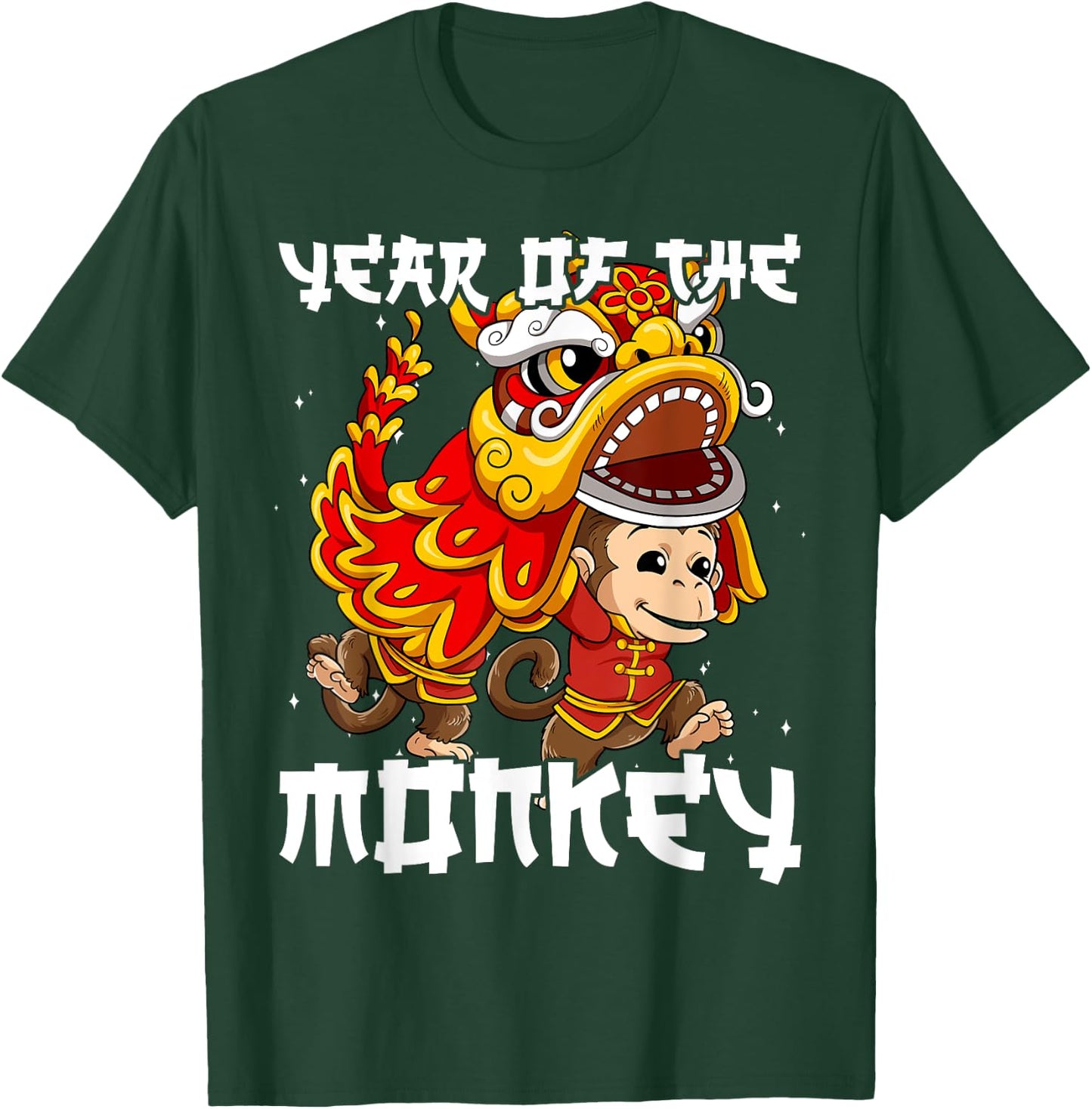 Year Of The Monkey Chinese Lunar New Year T-Shirt - T-Shirt | Forest