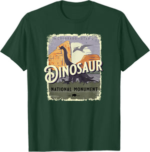 Dinosaur National Monument Colorado Utah USA Souvenir T-Shirt - T-Shirt | Forest