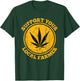 Retro Marijuana Support Your Local Farmer Cannabis Weed 2023 T-Shirt - T-Shirt | Forest