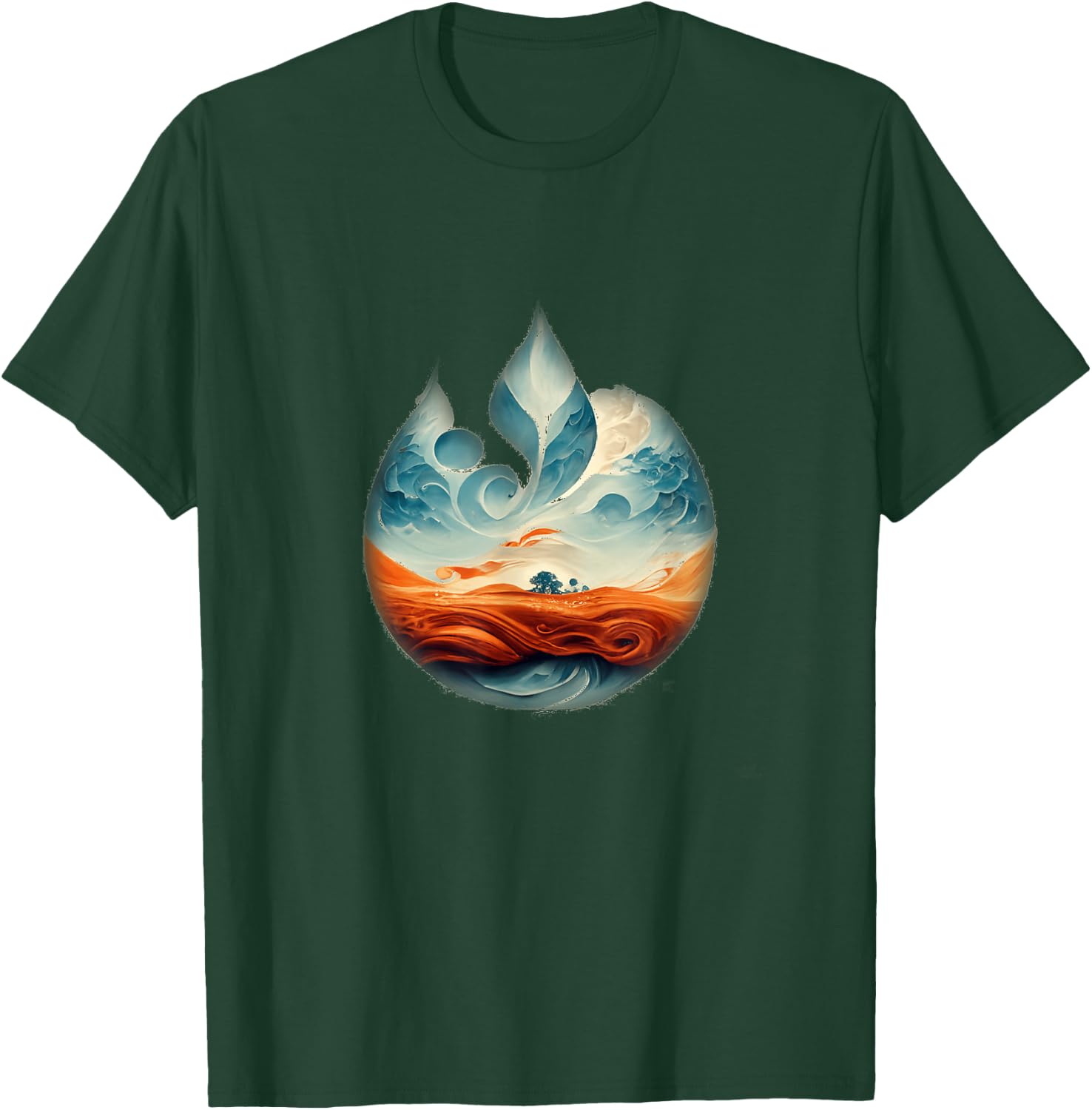 Logo of Water Fire Earth Wind T-Shirt - T-Shirt | Forest