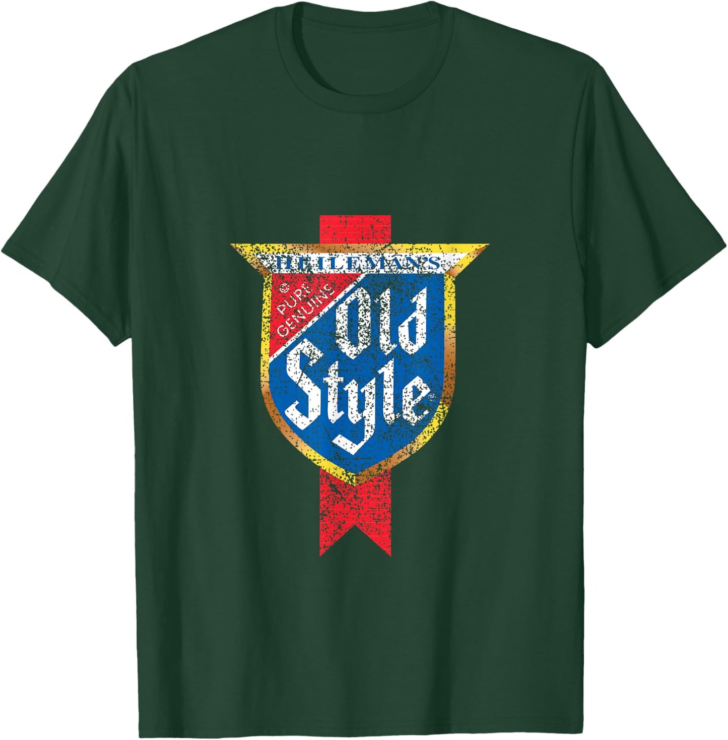 Old Style Beer Vintage Logo - Classic Look T-Shirt - T-Shirt | Forest