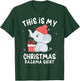 This Is My Christmas Pajama Shirt Baby Elephant Hat Xmas T-Shirt - T-Shirt | Forest