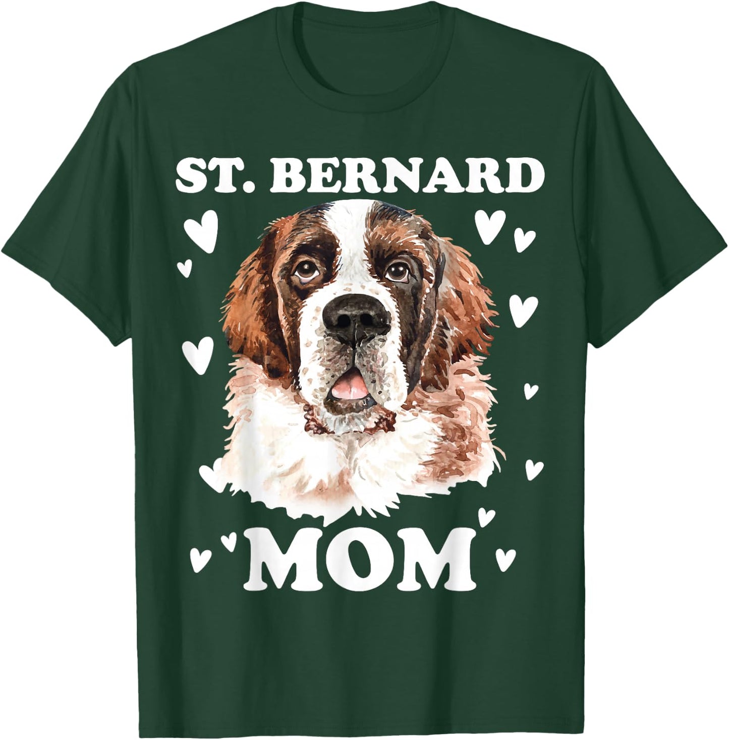 Bernard Bernhardog T-Shirt - T-Shirt | Forest