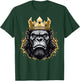 Silverback Gorilla King T-Shirt - T-Shirt | Forest